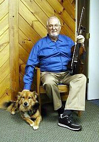 Our late founder Bill Brown and his faithful friend Isaac Dog